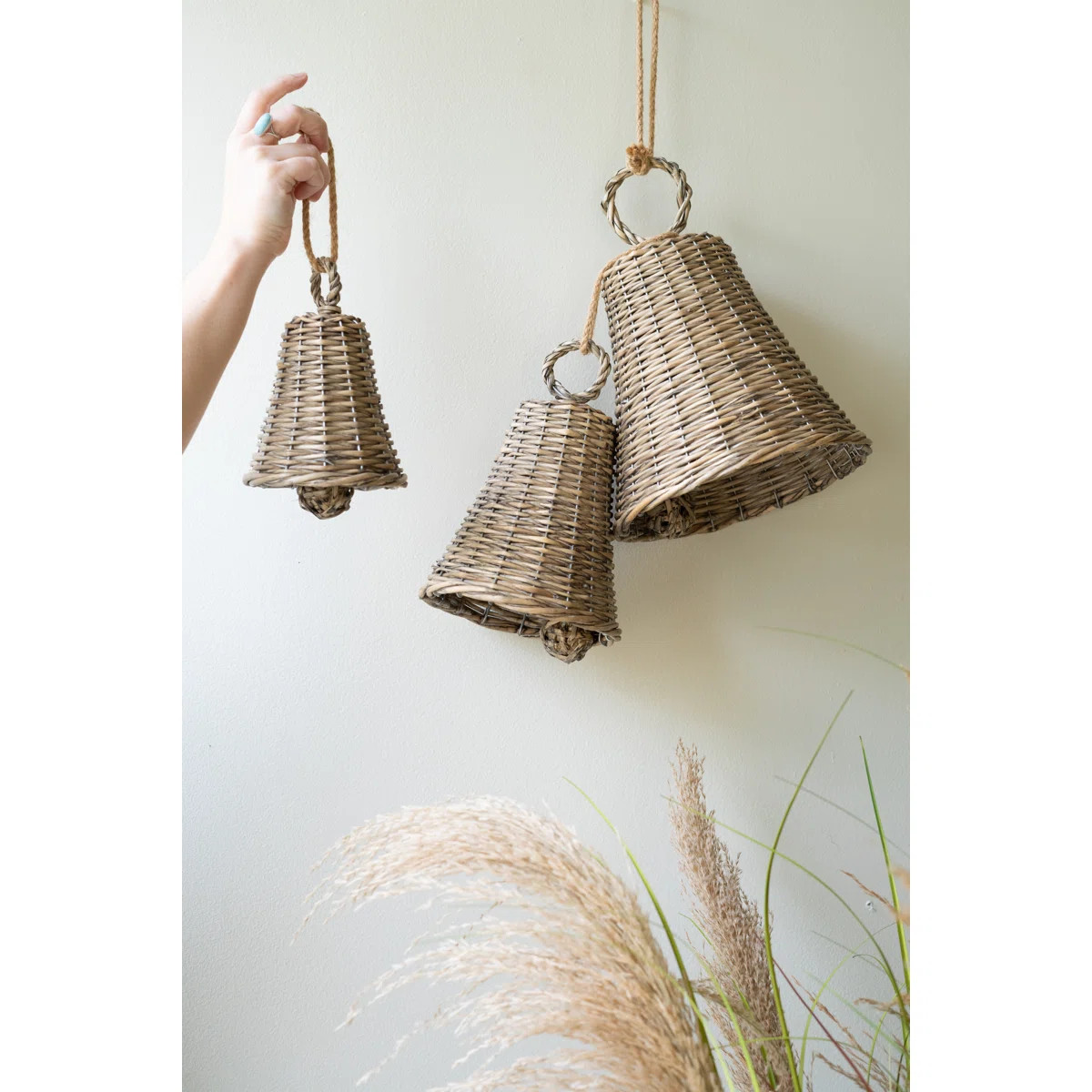 Set of Three Woven Willow Dawda | Wayfair North America