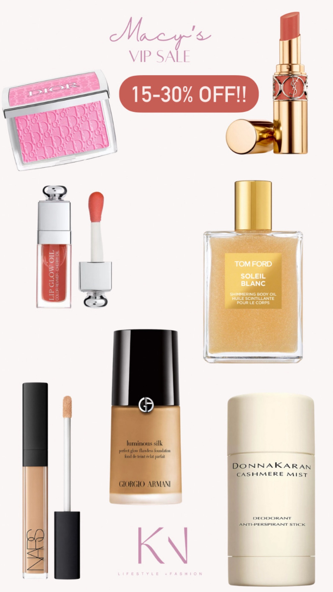 Macy is having their VIP sale with up to 30% off! Unheard of for beauty items and makeup must haves like this dior lip gloss, dior blush, and my favorite nars radiant creamy concealer 🙌🏽 

#LTKsalealert #LTKbeauty #LTKGiftGuide