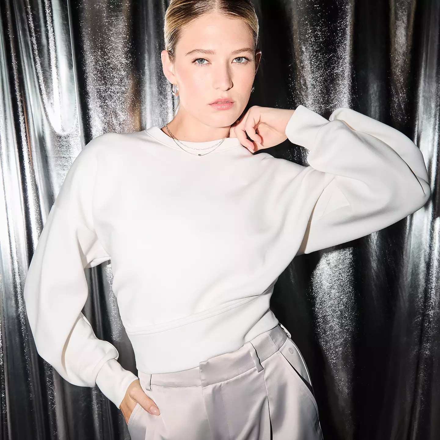 CALIA Women's Sandwash Pleat Sleeve Pullover | DICK'S Sporting Goods