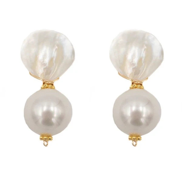 Claire Earring, Pearl | Hazen & Co