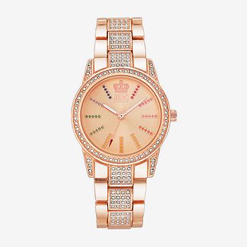 Juicy By Juicy Couture Womens Rose Goldtone Bracelet Watch Jc/5014rgrg | JCPenney