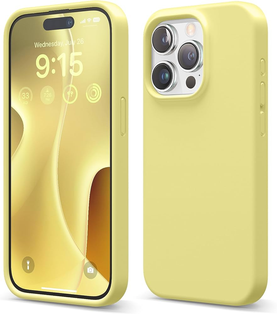 elago Compatible with iPhone 15 Pro Case, Liquid Silicone Case, Full Body Protective Cover, Shock... | Amazon (US)