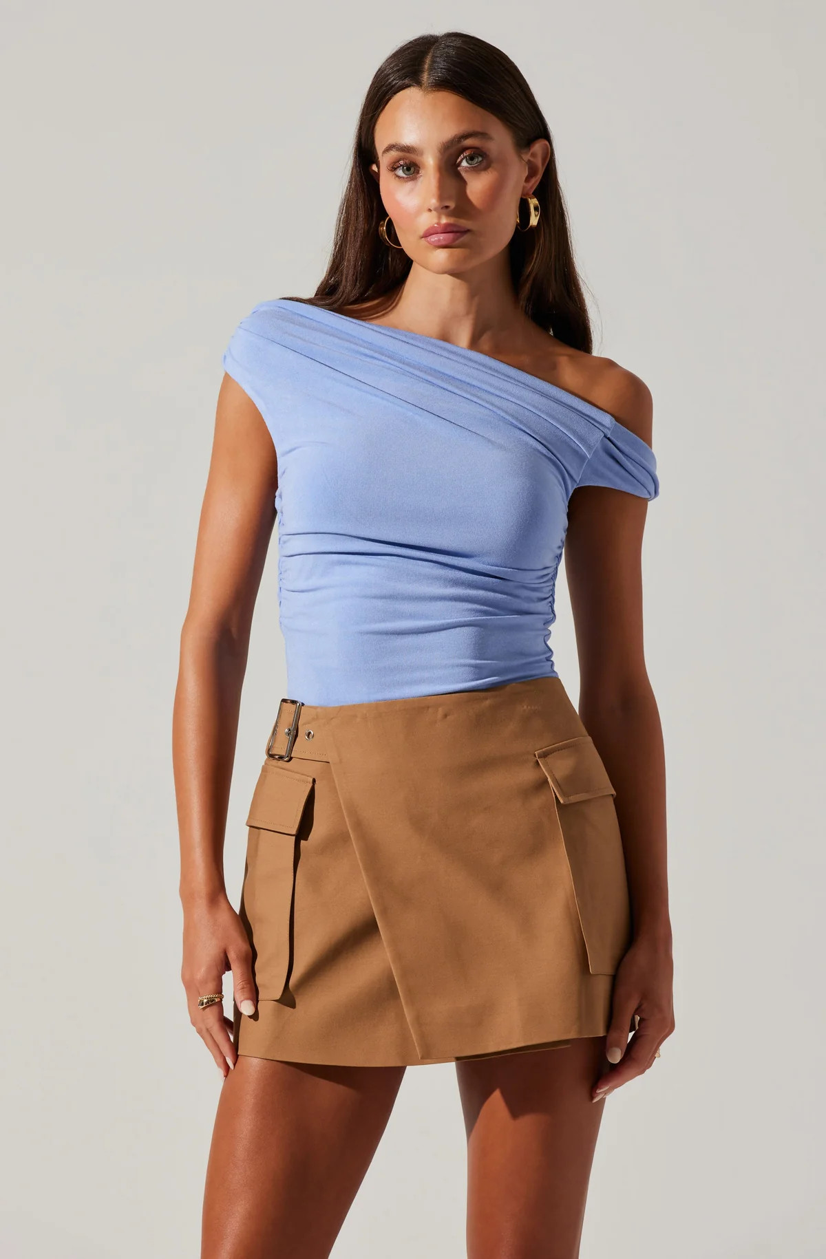 Fiora Asymmetrical Bodysuit | ASTR The Label (US)