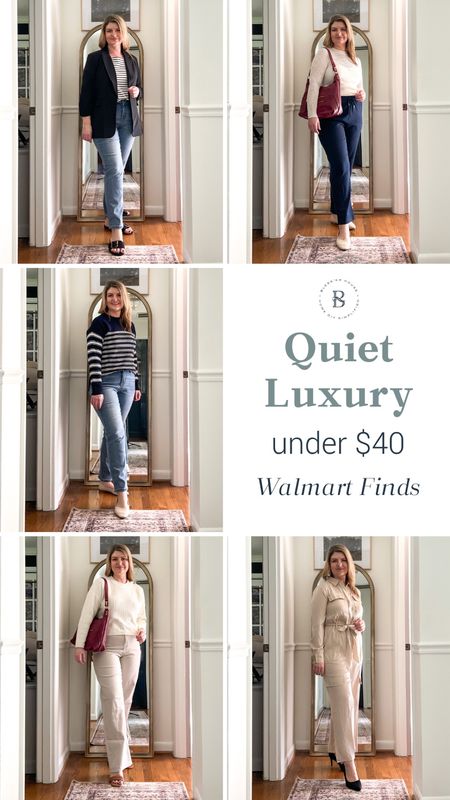 I am not usually a “trends” girl but the quiet luxury fashion trend is so good using these key pieces under $40 from @walmartfashion that fit and feel like department store finds. #walmartpartner #walmartfashion 
 
work outfit | teacher outfit | date night outfits 
 

#LTKfindsunder50 #LTKmidsize #LTKworkwear