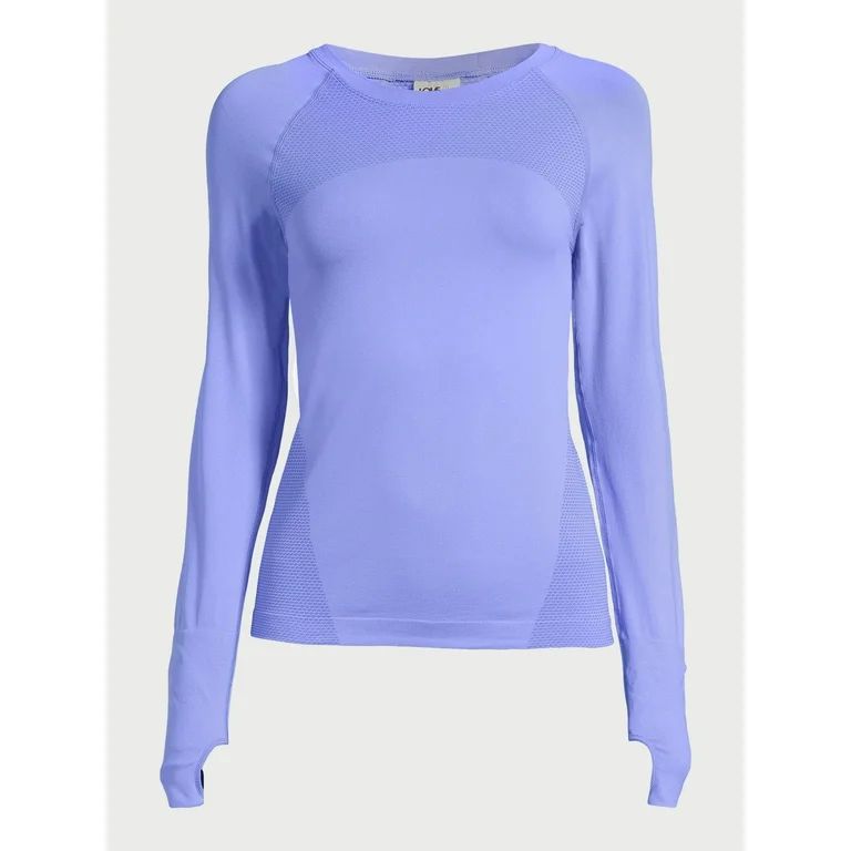 Love & Sports Women’s Seamless Active Top with Long Sleeves, Sizes S-XL | Walmart (US)