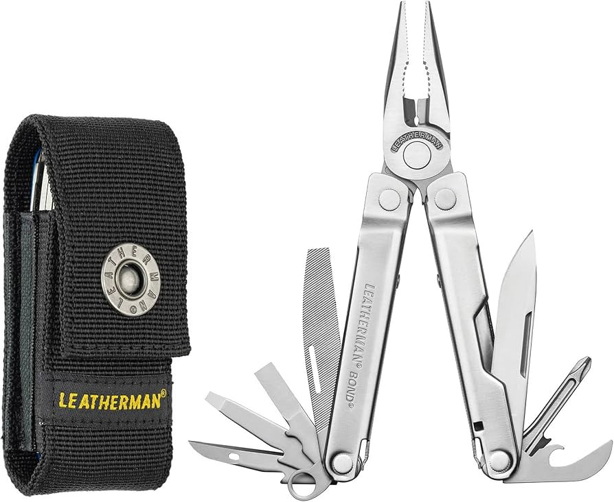 LEATHERMAN, Bond Multitool, Stainless Steel EDC Tool with 420HC Blade and Nylon Sheath | Amazon (US)