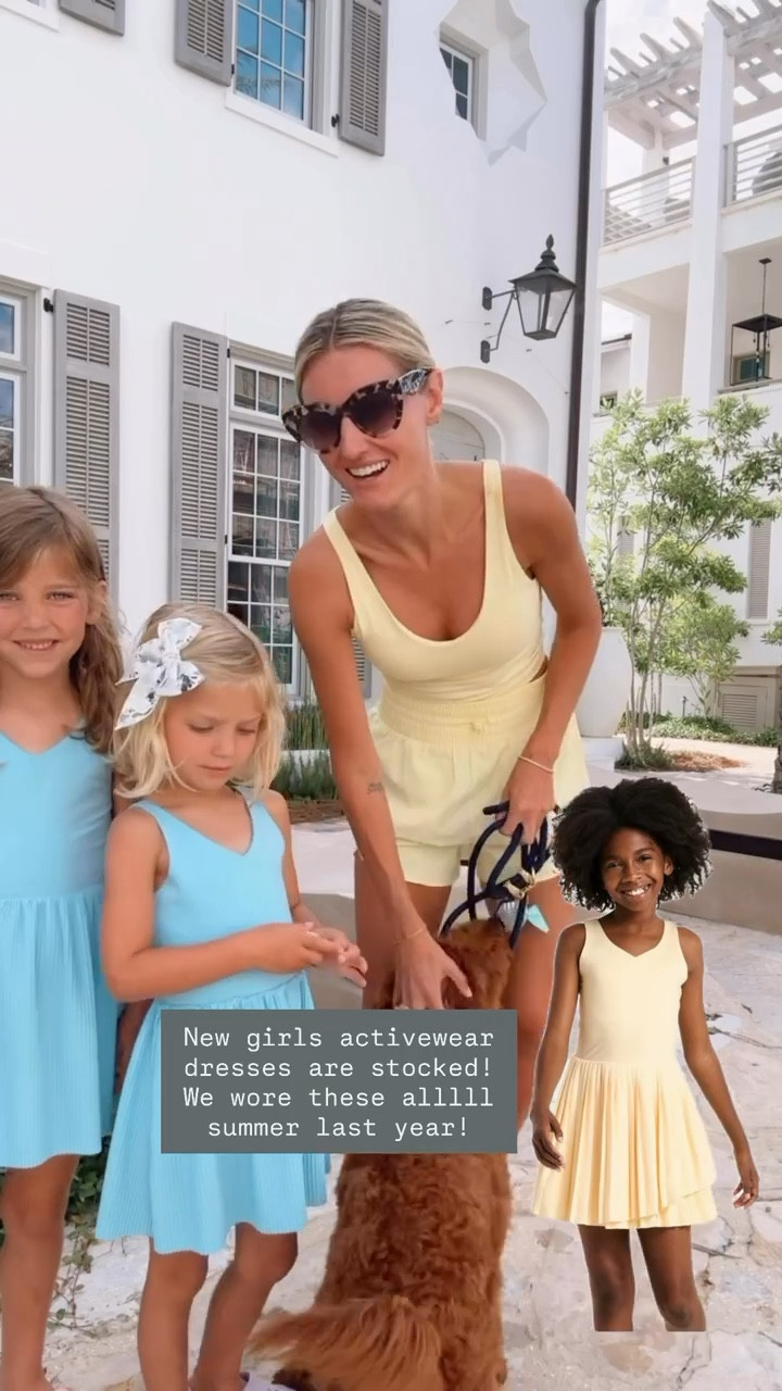 How cute is this girls activewear?! The girls loved these last summer!

Loverly Grey, Target find, kids clothes, girls activewear, girls active dress, girls athletic dress

#LTKKids