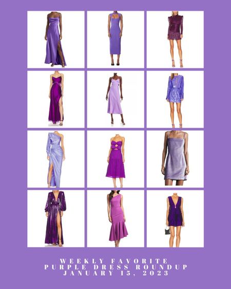 Weekly Favorites- Purple Dress Roundup- January 15, 2023 #Purple #Purpledress #Purplemaxidress #Purplemididress #Purpleminidress #weddingguestdress #Purpleweddinguestdress #Purplebridesmaiddress #Purplecasualdress #Purplefancydress #partydress #bodycondress

#LTKSeasonal #LTKFind #LTKwedding