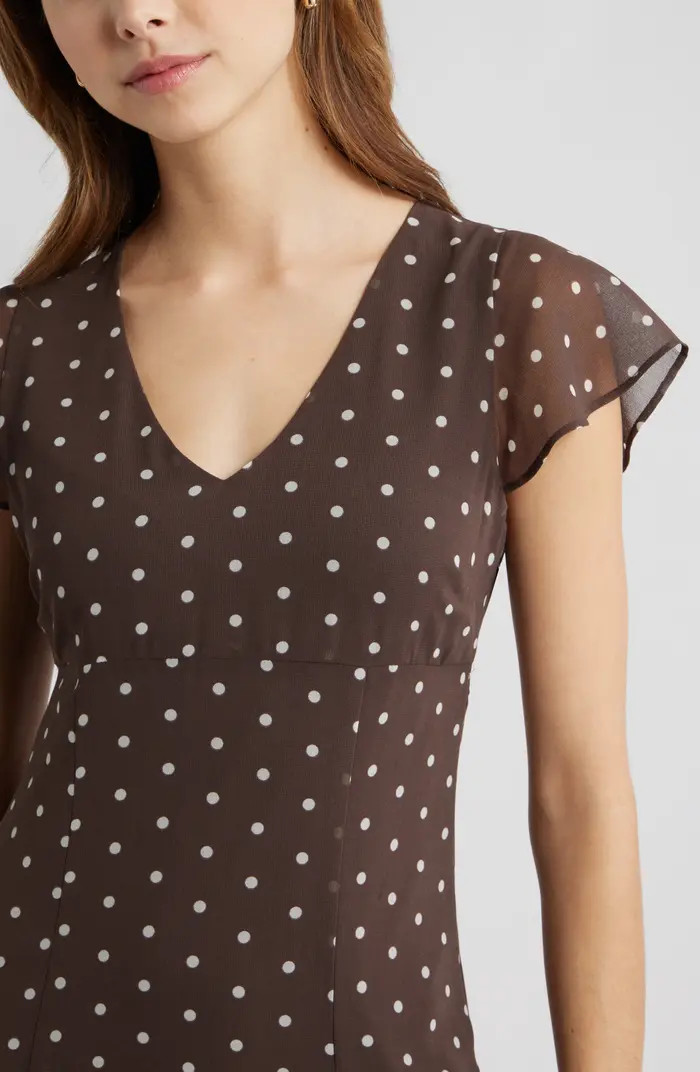 Short Sleeve Godet Pleat Dress | Nordstrom