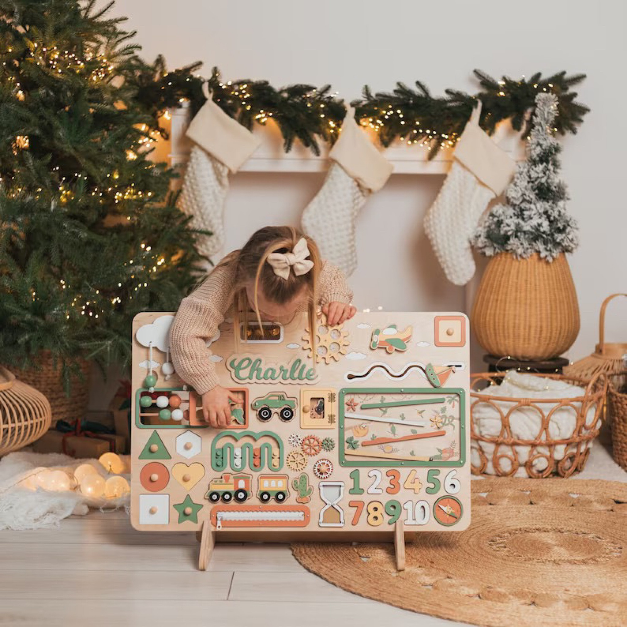 The cutest Montessori busy board! Great gift idea for toddlers!! 

#LTKsalealert #LTKGiftGuide #LTKkids