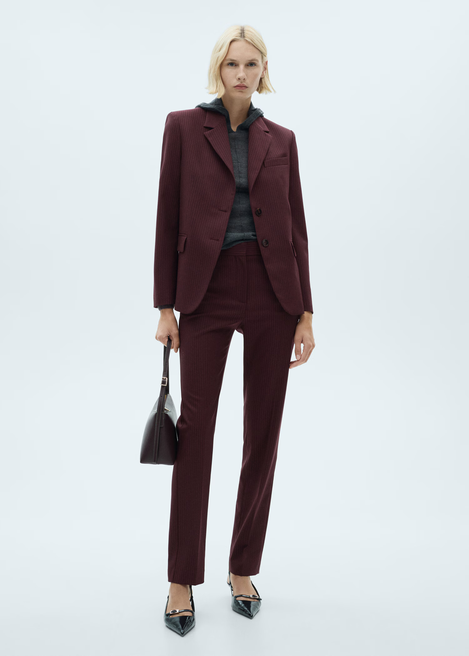 Pinstripe suit pants | MANGO (US)