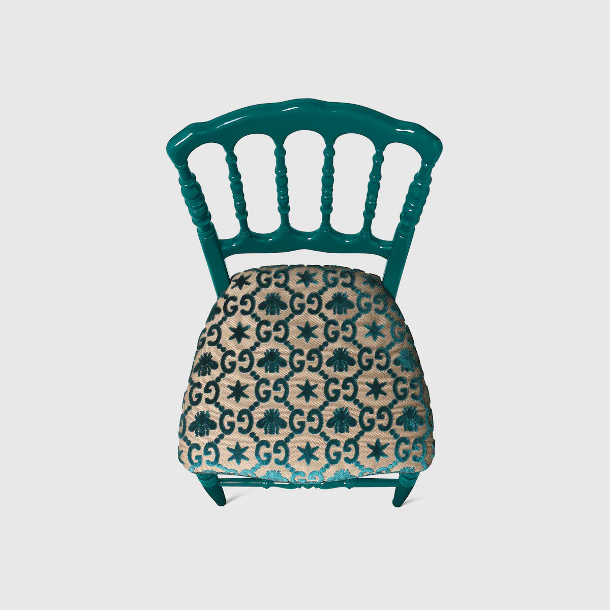 Gucci Wood chair with GG jacquard | Gucci (US)
