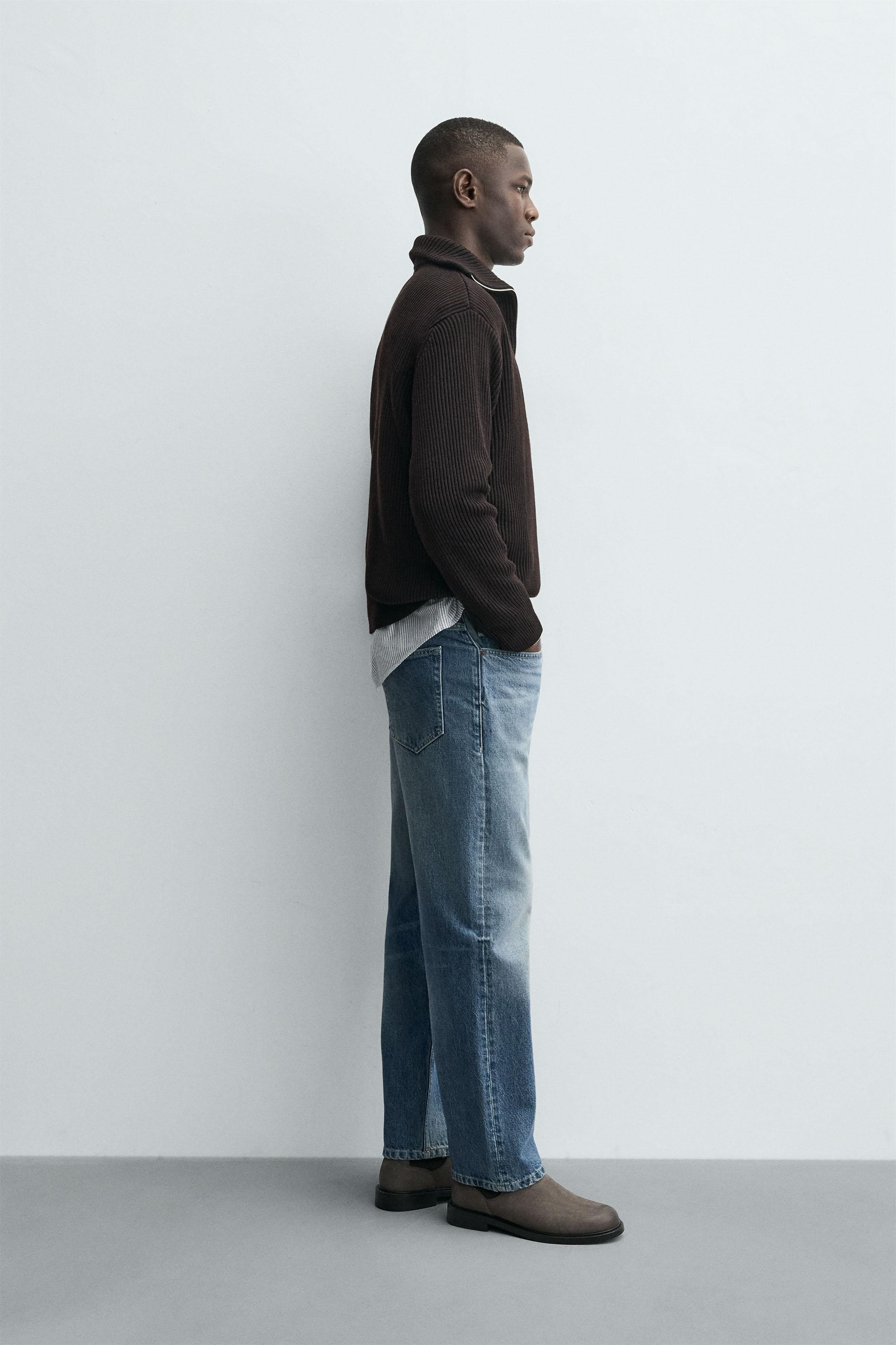 PURL KNIT QUARTER-ZIP JUMPER | Zara UK