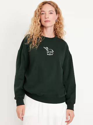 SoComfy Oversized Graphic Sweatshirt | Old Navy (US)