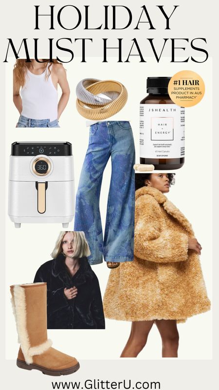 Holiday Must Haves this season - cozy, warm, stylish, comfy and perfect for any occasion.  These are all in my closet and I reach for these often - the air fryer is great to make healthier holiday sides and meals.  #ltkpartner #christmastime #ltkstyle #ltkfashion #ltkholiday #giftguide #ltkfit #ltkmeals 

#LTKHolidaySale #LTKGiftGuide #LTKSeasonal