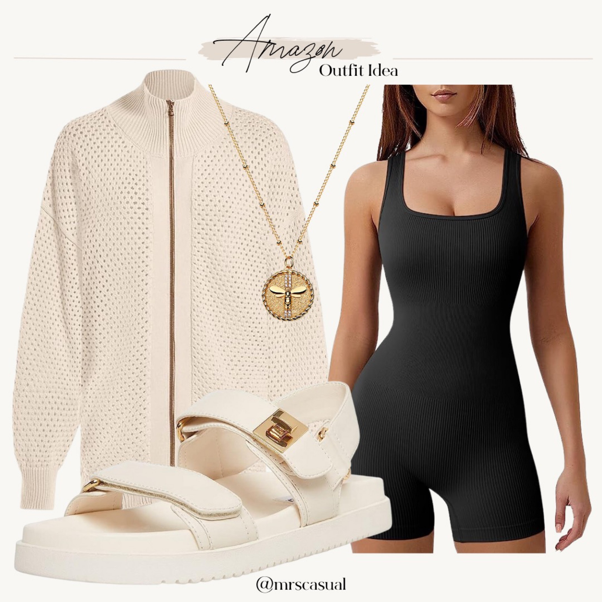 Varley dupe on amazon! Love it with a onesie shorts bodysuit 

#LTKsalealert #LTKstyletip #LTKFind