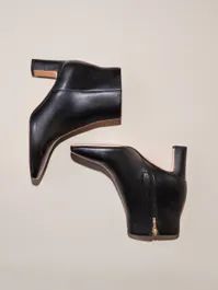 Gloria Leather Ankle Boots | J.McLaughlin