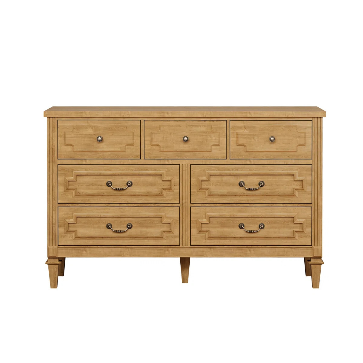Vintage 7-Drawer Dresser \u2013 Farmhouse Chest For Bedroom Or Living Room | Wayfair North America