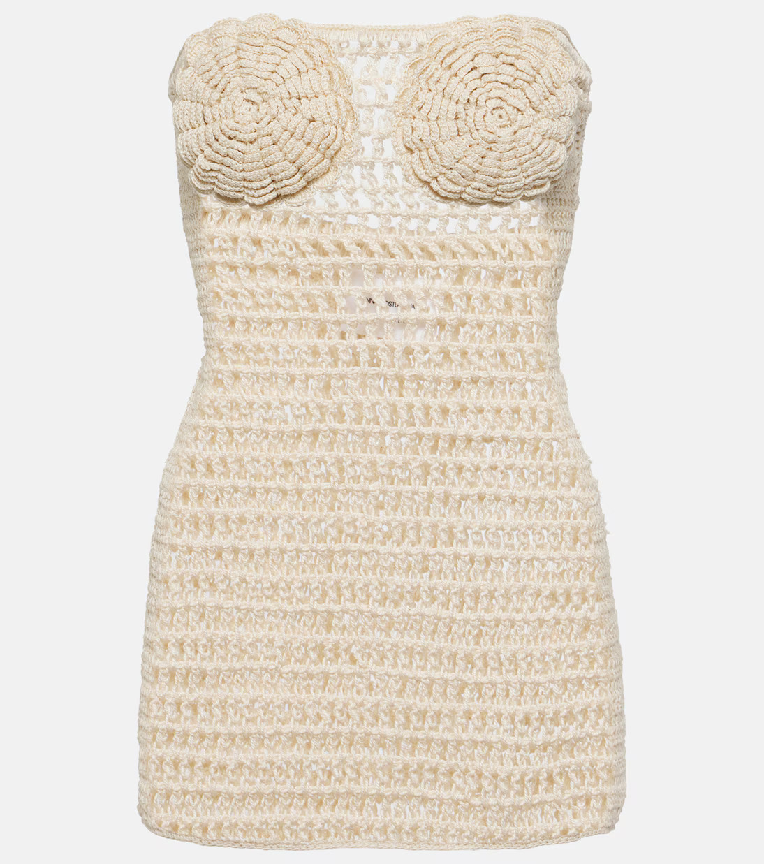 Camellia cotton crochet bustier dress | Mytheresa (INTL)