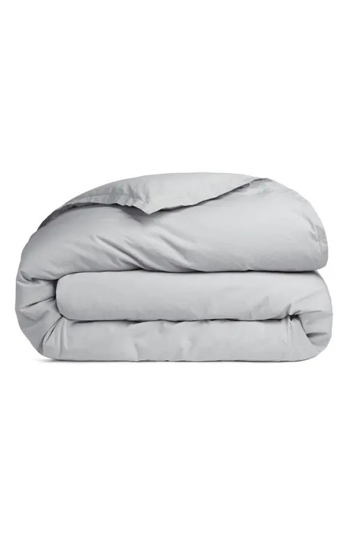 Parachute Percale Duvet Cover in Light Grey at Nordstrom, Size Full | Nordstrom
