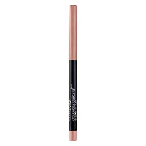 Maybelline Color Sensational Shaping Lip Liner with Self-Sharpening Tip, Nude Whisper, Nude, 1 Count | Amazon (US)