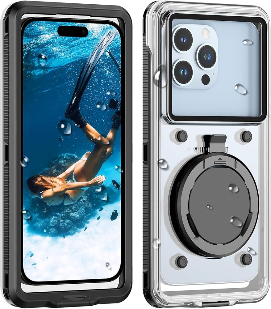 Lanhiem Snorkeling Underwater Phone Case for Diving, IP68 Professional Universal Waterproof Outdo... | Amazon (US)