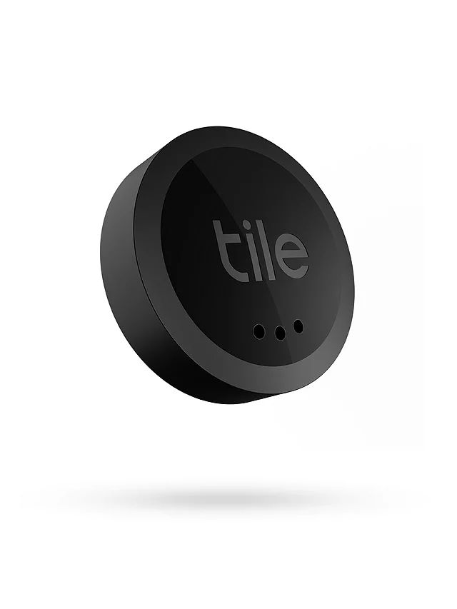 Tile Sticker (2022) Bluetooth Item Finder, 1 Pack, Black | John Lewis (UK)