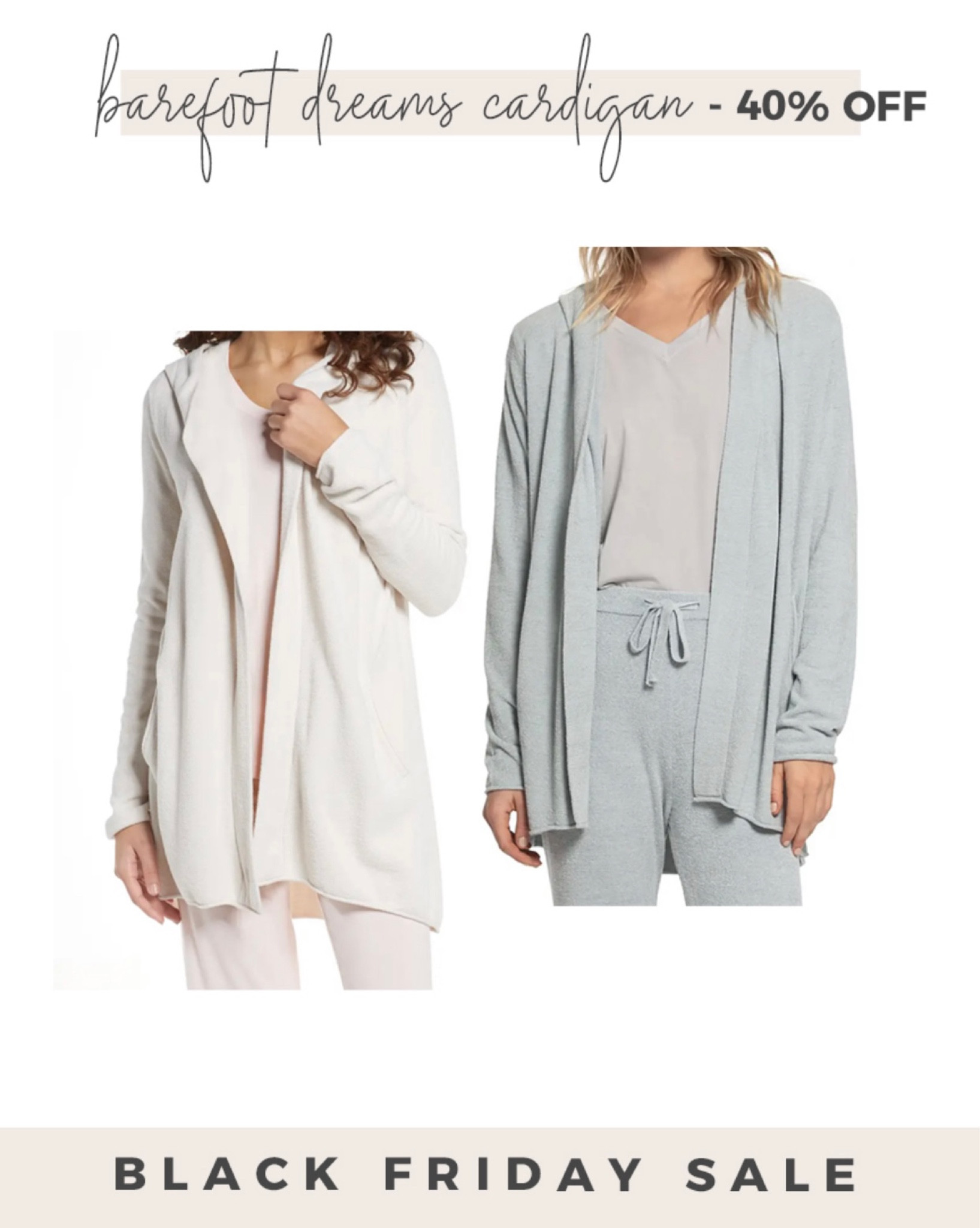 Black Friday Deal: 40% off this giftable Barefoot Dreams cardigan! 

#barefootdreams #giftsunder100 #blackfridaydeal 

#LTKGiftGuide #LTKCyberweek #LTKHoliday