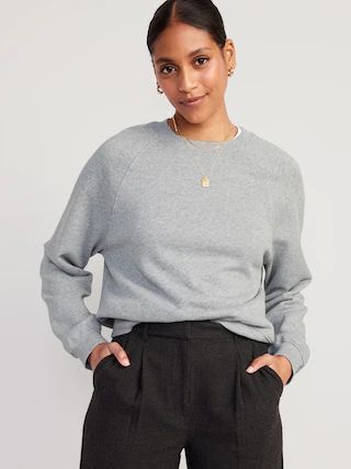 Vintage Crew-Neck Sweatshirt for Women | Old Navy (US)