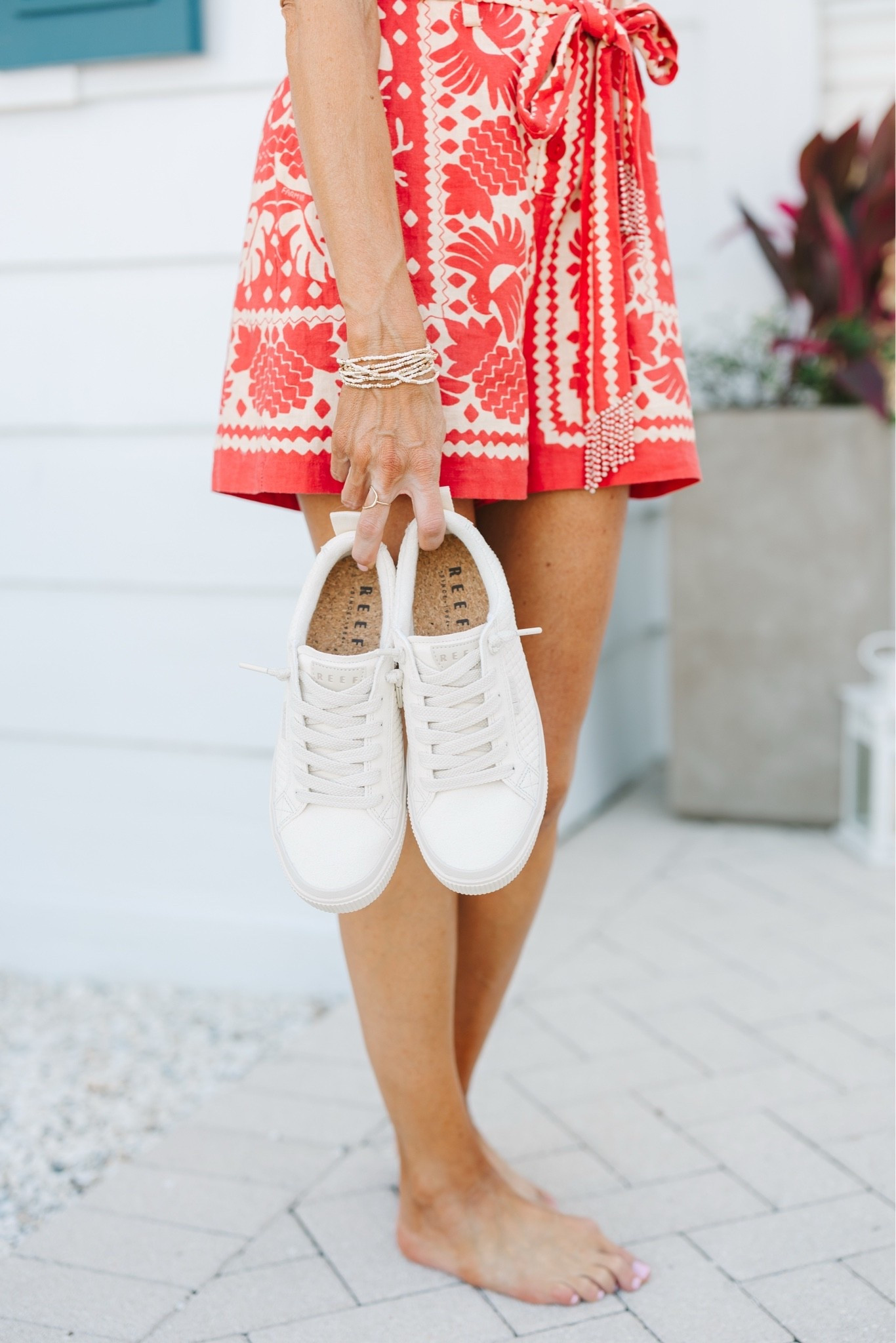 If I could only pack one pair of shoes for a trip, it would be the REEF Lay Days . They’re incredibly comfortable for all day walking but still stylish enough to pair with all of your travel outfits.

#LTKSeasonal #LTKOver40 #LTKmomlife
