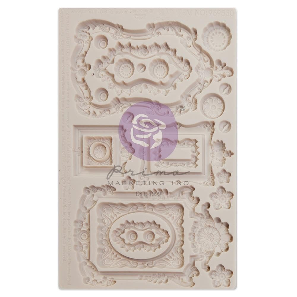 PRIMA MARKETING INC Finnabair Ornate Frames-1 Pc, 5"x8"x8Mm Silicone Mould, None | Amazon (US)
