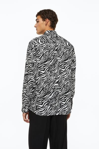 Regular Fit Patterned Shirt | H&M (US + CA)
