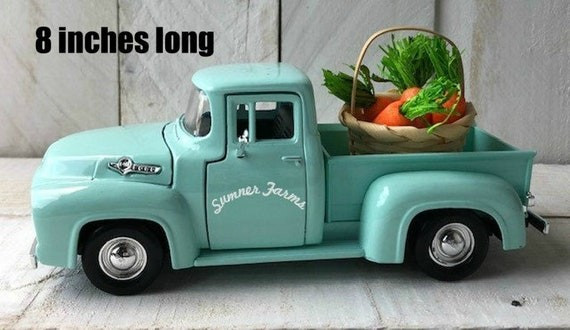 Teal Farm Truck | Etsy (US)