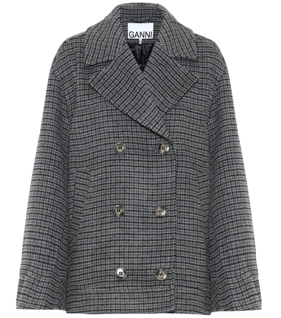 Checked wool-blend jacket | Mytheresa (US/CA)