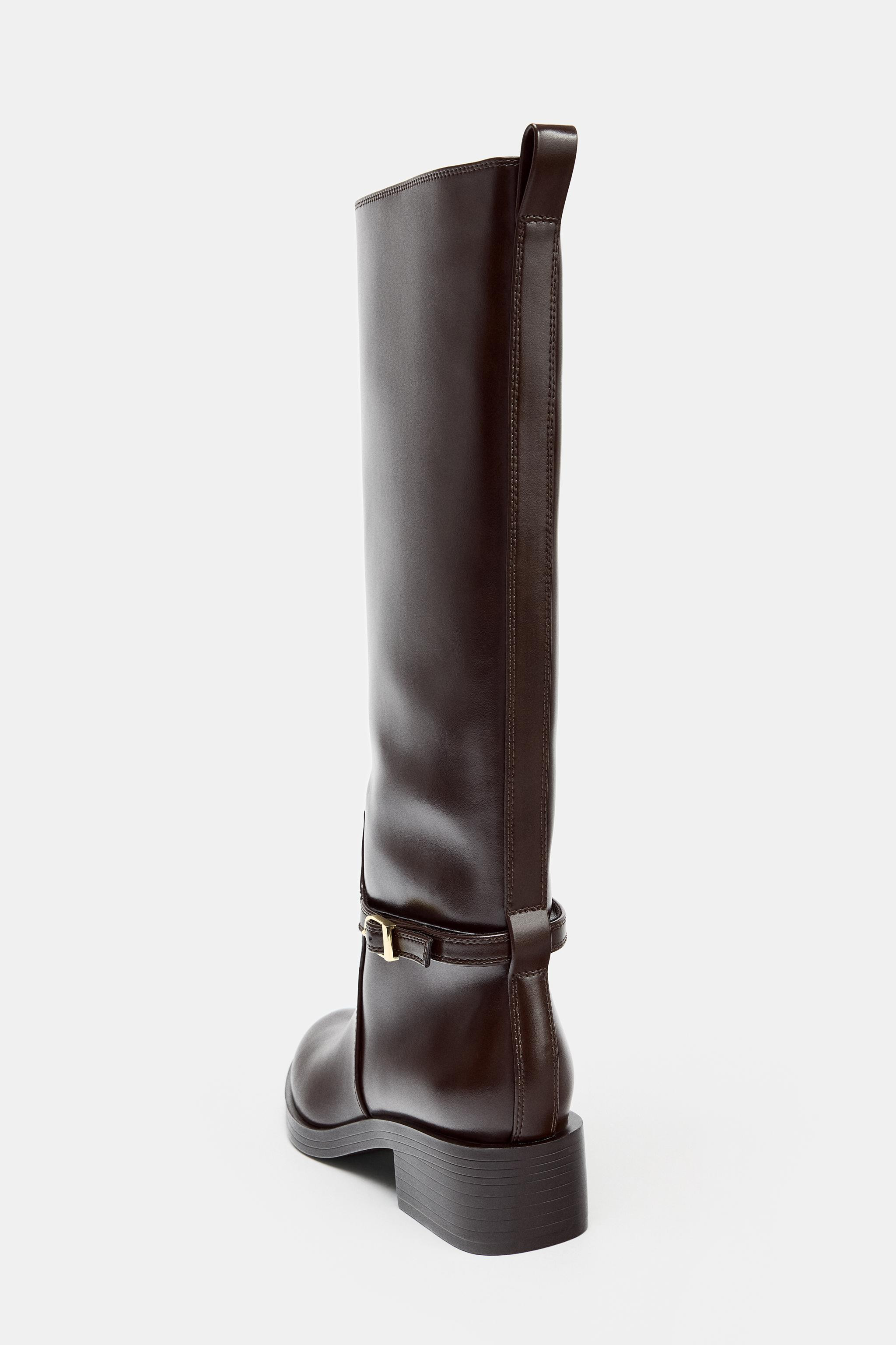 HEELED RIDING BOOTS | Zara US