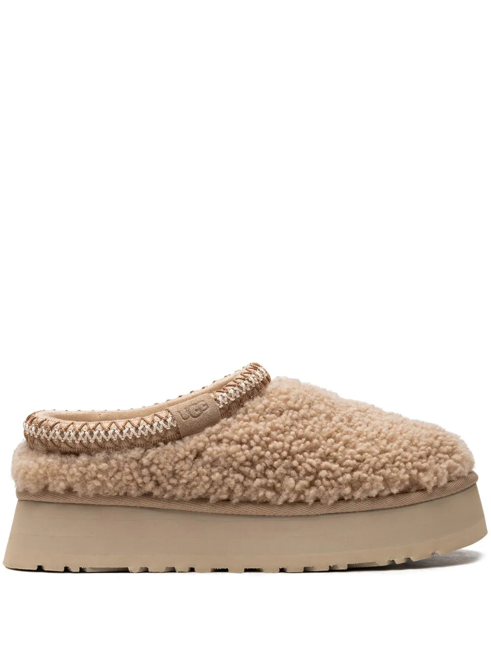 UGG Tazz Maxi Curly "Sand" Slippers | Neutrals | FARFETCH | Farfetch Global