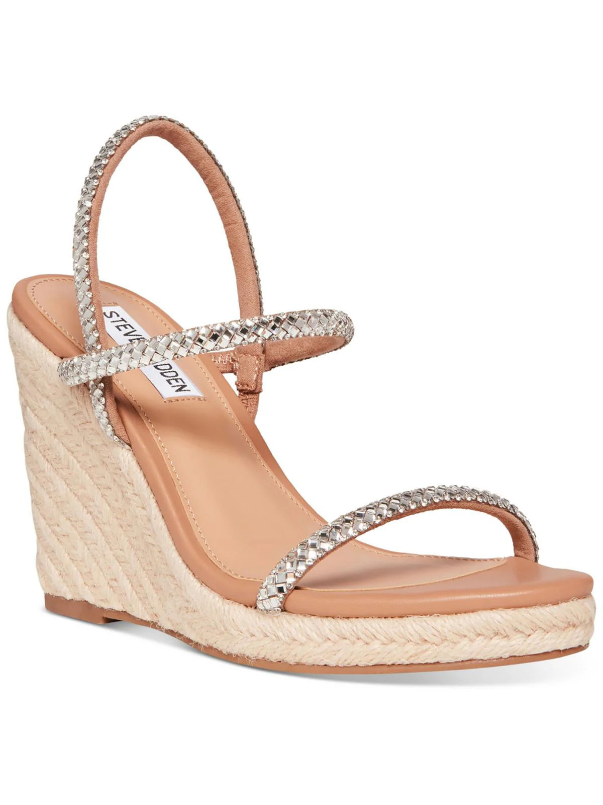 Udell Womens Leather Metallic Espadrilles | Shop Simon