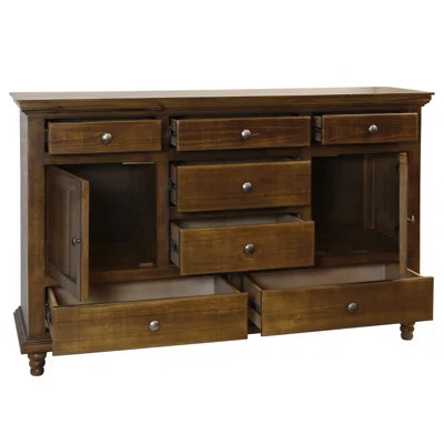 River's Edge 7-Drawer Dresser - Pecan | Wayfair North America