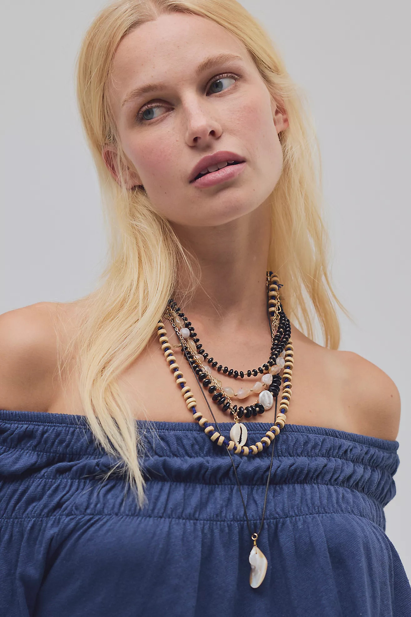 Hailee Semiprecious Beaded Necklace | Free People (Global - UK&FR Excluded)