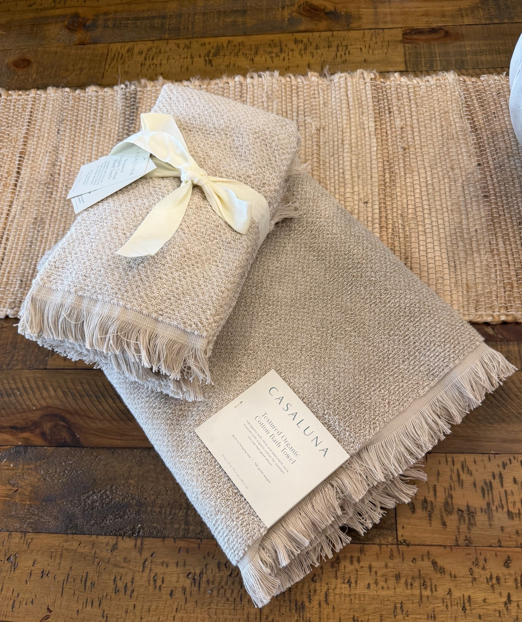 You already know I love a good neutral moment… but these Casaluna textured organic towels are next level. 🤍 The quality feels like a boutique hotel, the fringe detail is so elevated, and this warm oatmeal shade is PERFECT for a modern organic bathroom. Soft, thick, and they look way more expensive than they are.

If you’ve been wanting to refresh your bathroom for spring without a full remodel, this is it. Linking them in my LTK before they sell out again.

#Casaluna #TargetHome #LTKCreator #ModernOrganic #BathroomRefresh

#LTKHome #LTKselfcare #LTKBeauty