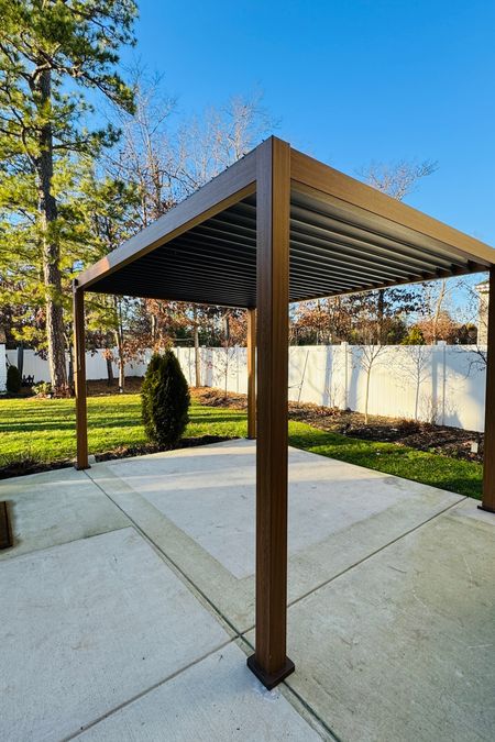 Shop my louvered pergola from Amazon!! A pergola with an adjustable
 roof! Yes, you heard that right!!
I’m obsessed with my newest addition to my patio. It’s super sturdy and modern!

Amazon finds 
Amazon outdoor 
Outdoor entertainment 
Spring outdoor must haves 
Outdoor furnishings 
Amazon must haves 

#LTKhome #LTKSpringSale #LTKSeasonal
