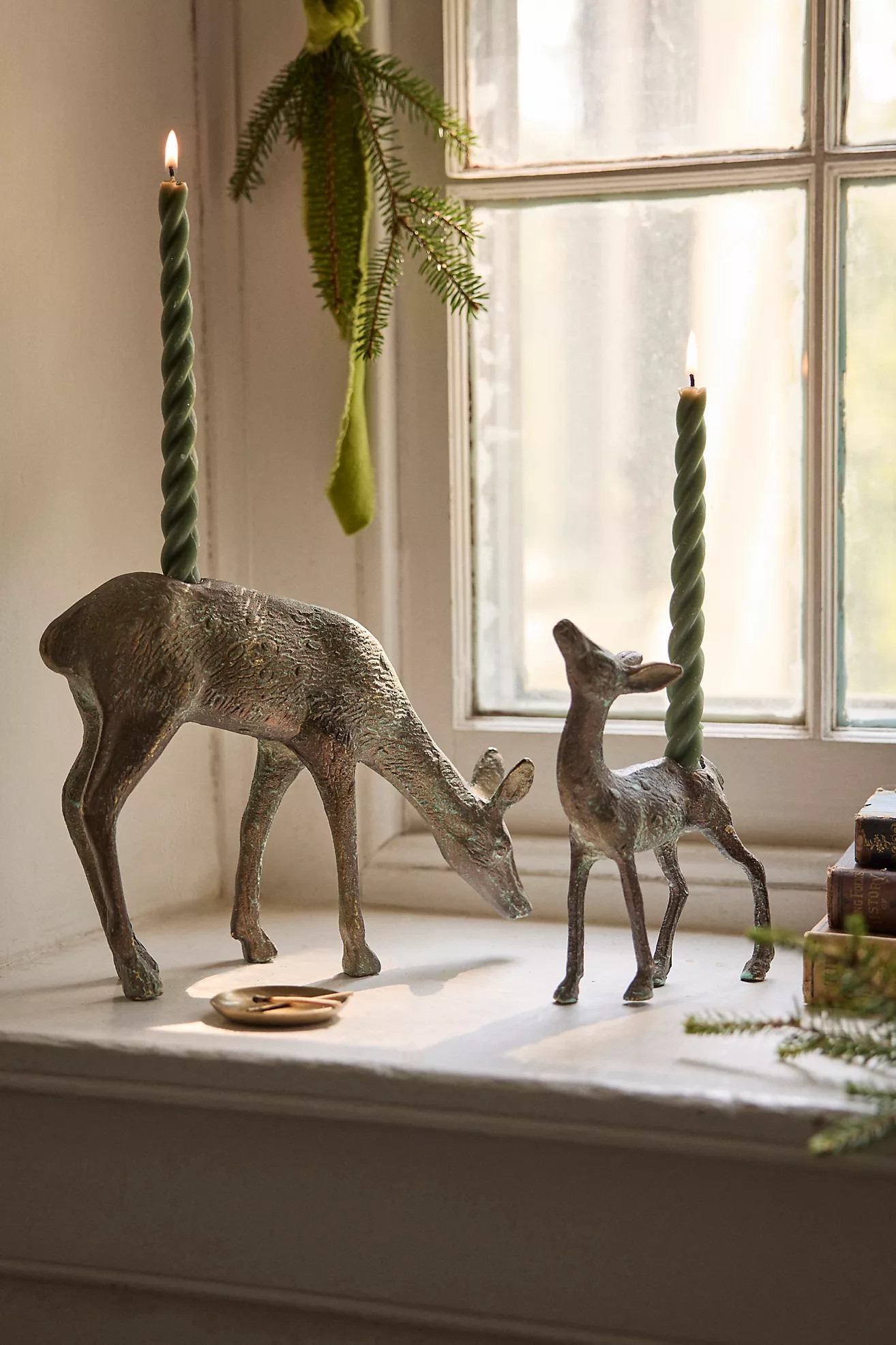 Deer Metal Candle Stick | Anthropologie (US)