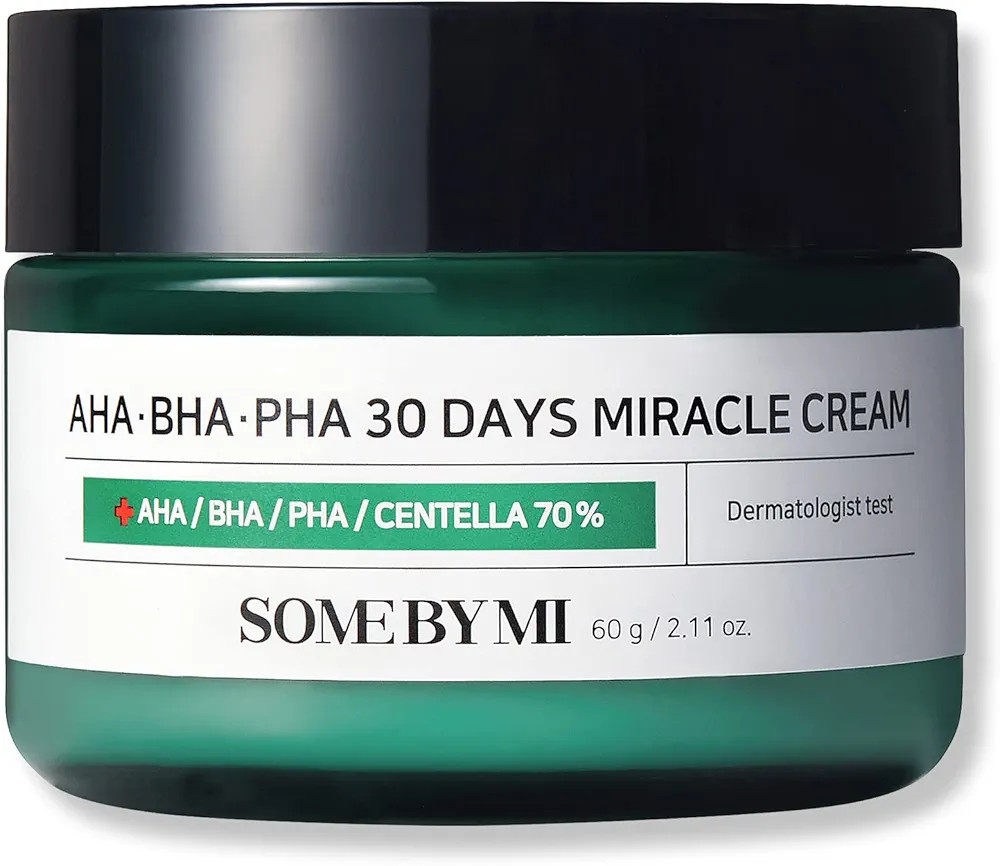 SOME BY MI AHA BHA PHA 30 Days Miracle Cream - 2.02Oz, 60ml - Made from Tea Tree Water for Sensit... | Amazon (US)