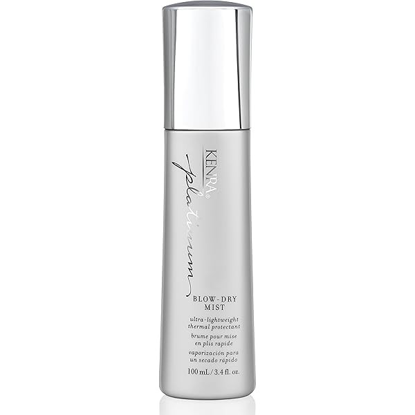 Kenra Platinum Blow-Dry Spray | Time-Saving Heat Protectant | Detangles, Smooths, and Softens | E... | Amazon (US)