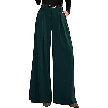 PRETTYGARDEN Womens Wide Leg Dress Pants Flowy Trousers | Amazon (US)