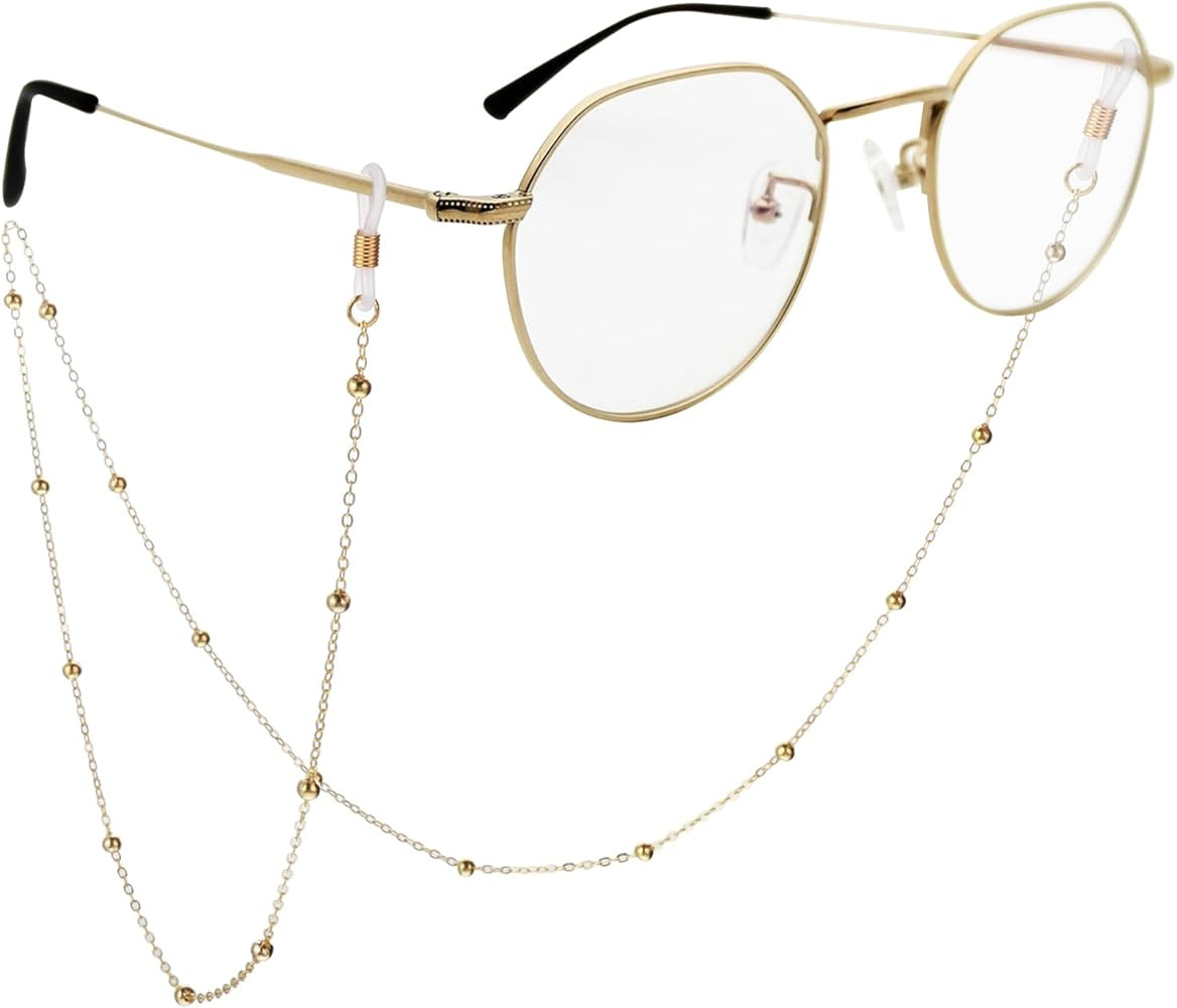 Eyeglass Chains Women Beaded Cute Glass Cord Frames Lanyard String Necklace Stylish Sunglasses St... | Amazon (US)