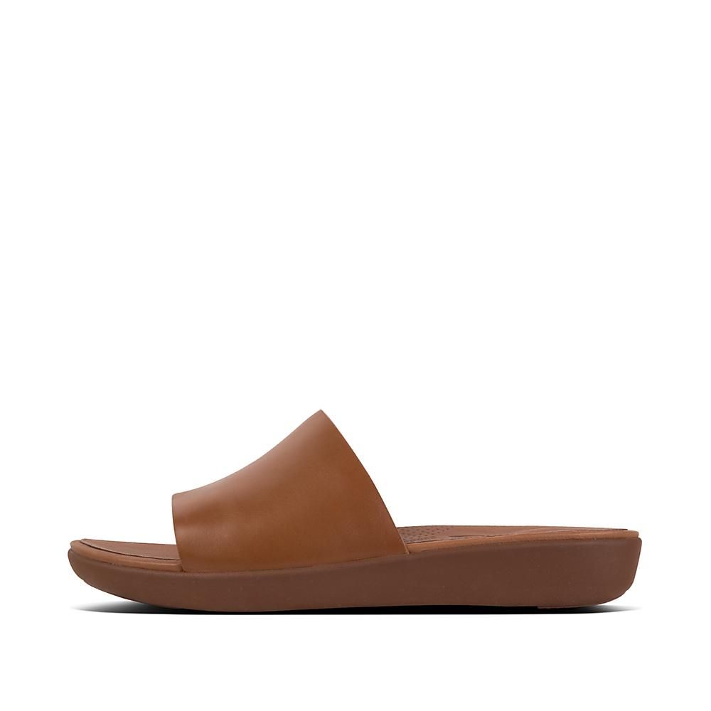 Leather Slide Sandals | FitFlop (US)