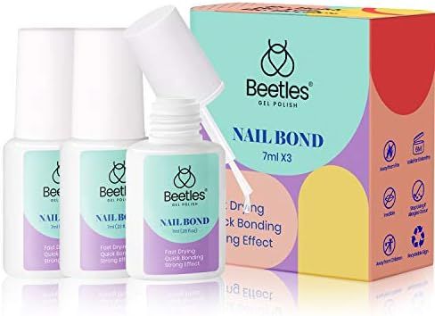 Beetles Nail Glue for Acrylic Nails, Super Strong Nail Bond Acrylic Nail Glue Adhesive for False Acr | Amazon (US)
