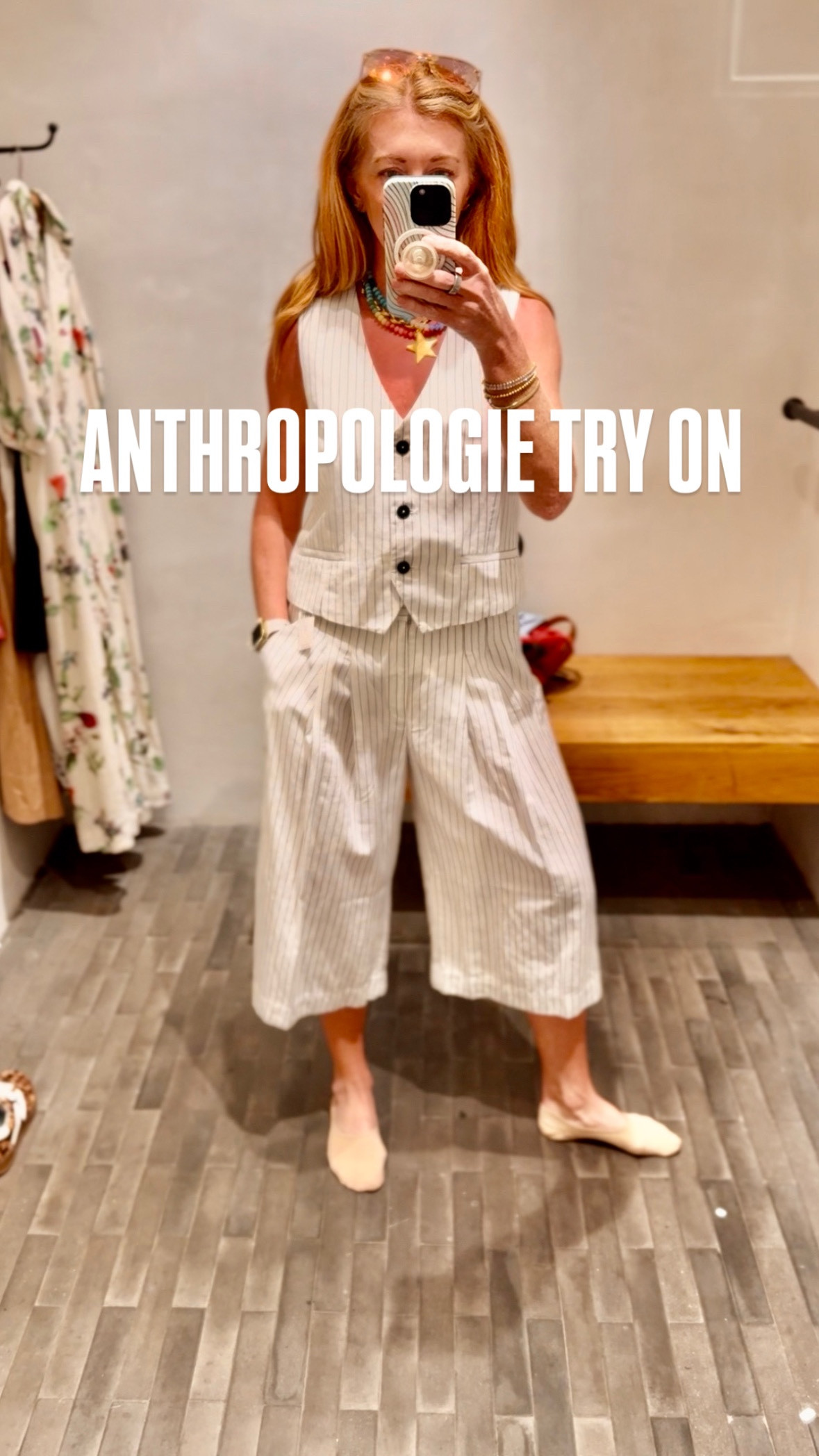 Bonus Anthropologie is offering $50 to $100 off purchases! 

I’m wearing a small in everything except the linen vest. I’m in a medium but needed the small and the store was out of my size. 



#LTKSeasonal #LTKStyleTip #LTKOver40