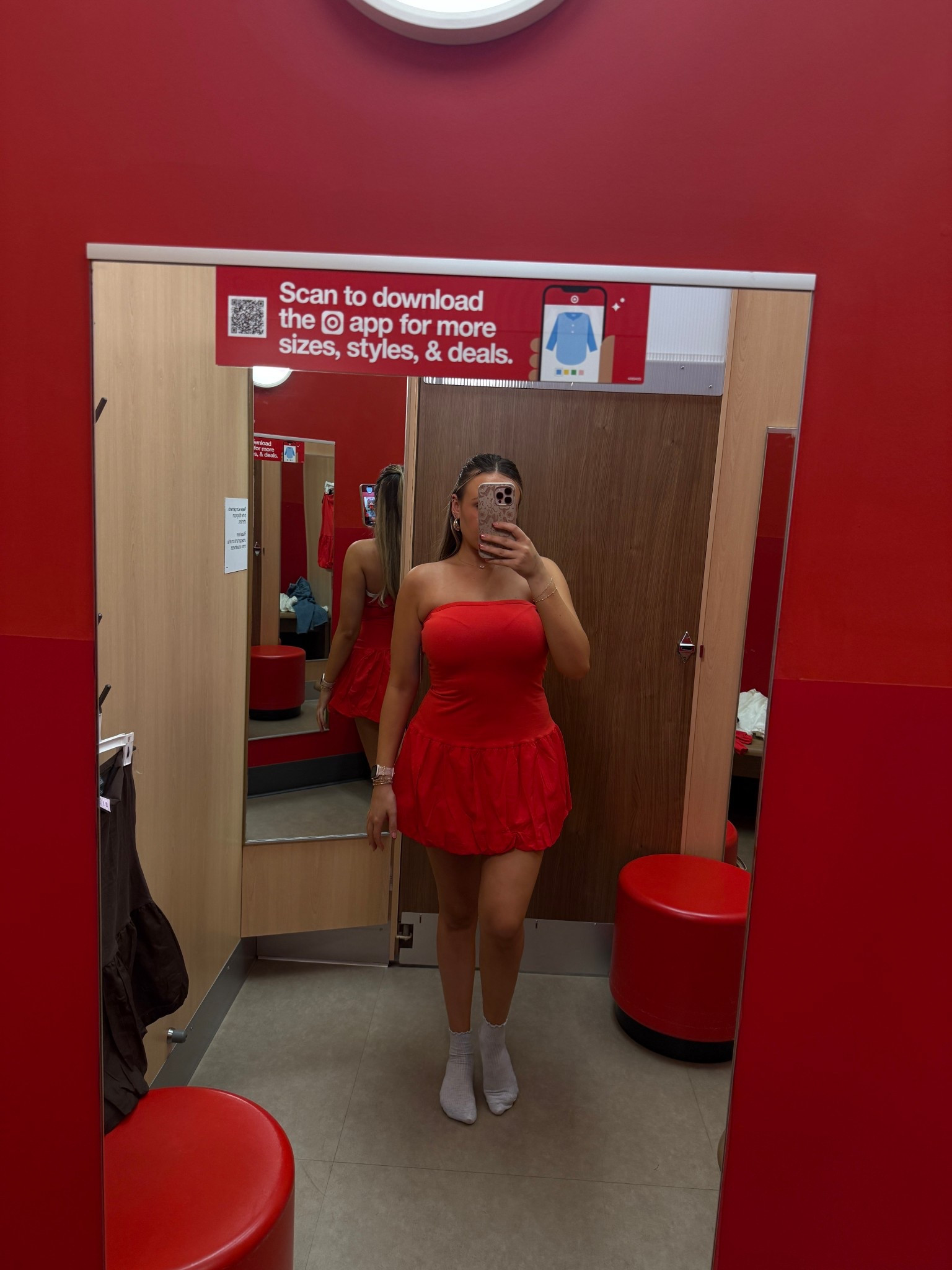 ❤️🤍 Galentines dress from Target! 

#LTKootd #LTKHoliday #LTKgrwm